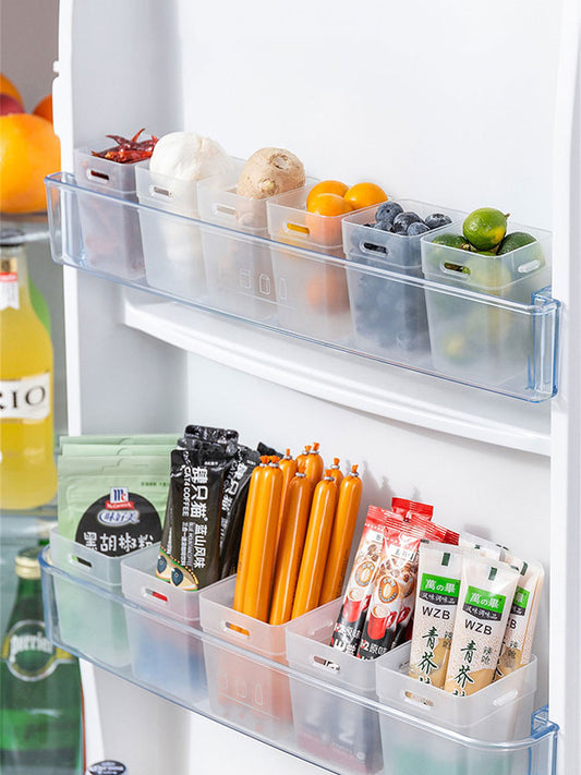 2Pcs Refrigerator Organizer Bins