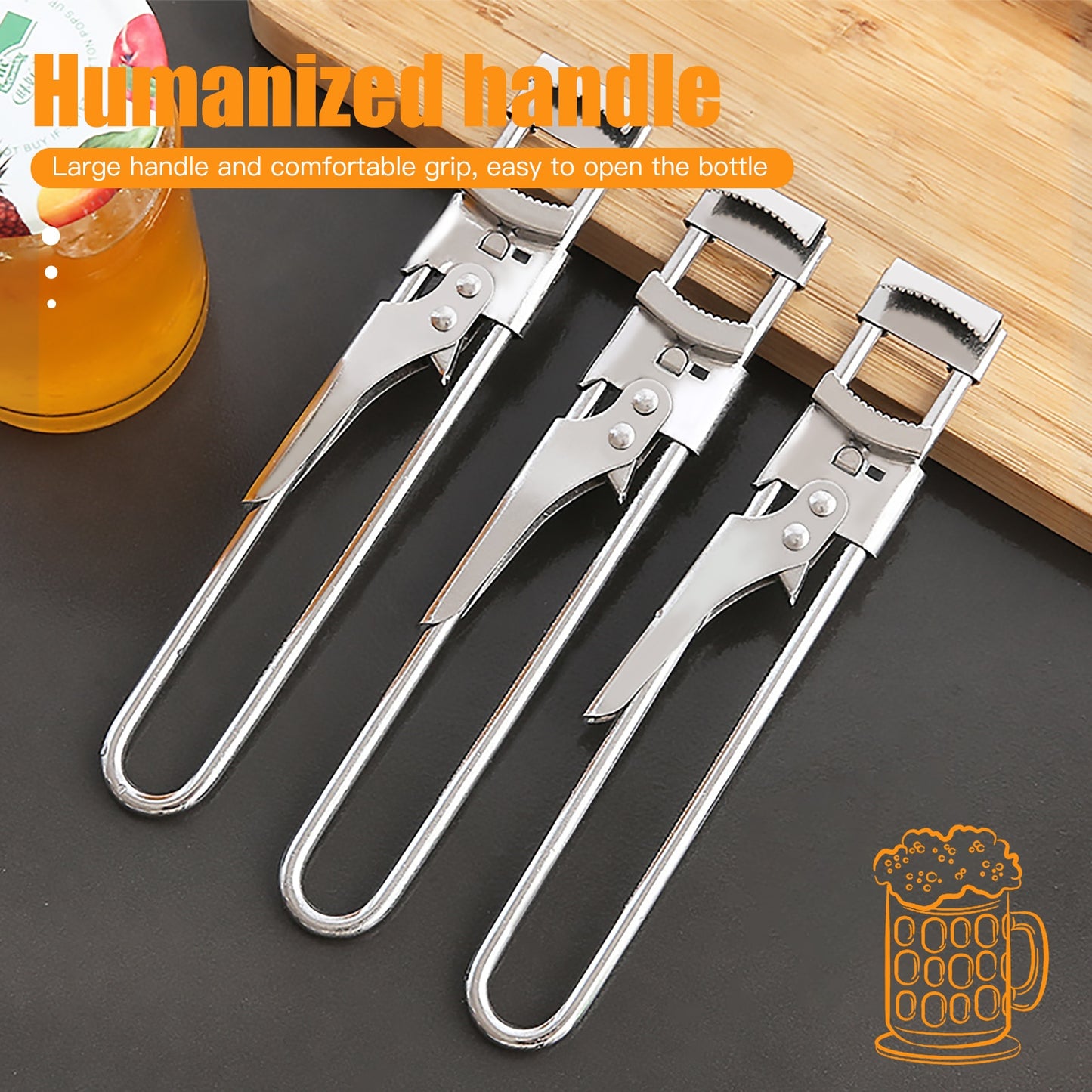 Adjustable Stainless Steel Can Opener